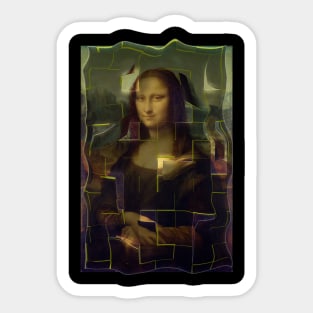 Mona Lisa Design Sticker